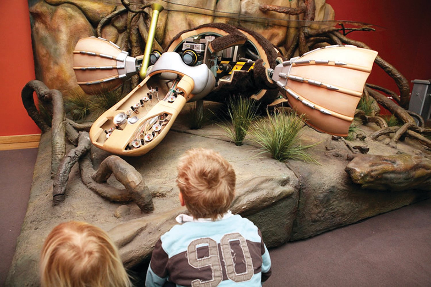 At the Robot Zoo, a touring exhibit, children of all ages can explore the biomechanics of complex animal robots to discover how real animals work.